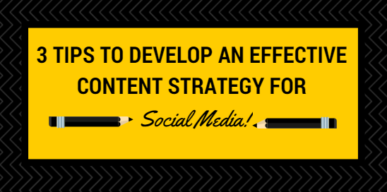 content strategy for social media