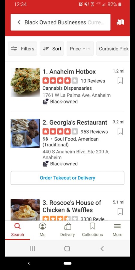 Yelp’s new “Black-owned” attribute in restaurant listings